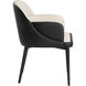 Hagan Dillon Cream / Dillon Black Dining Armchair